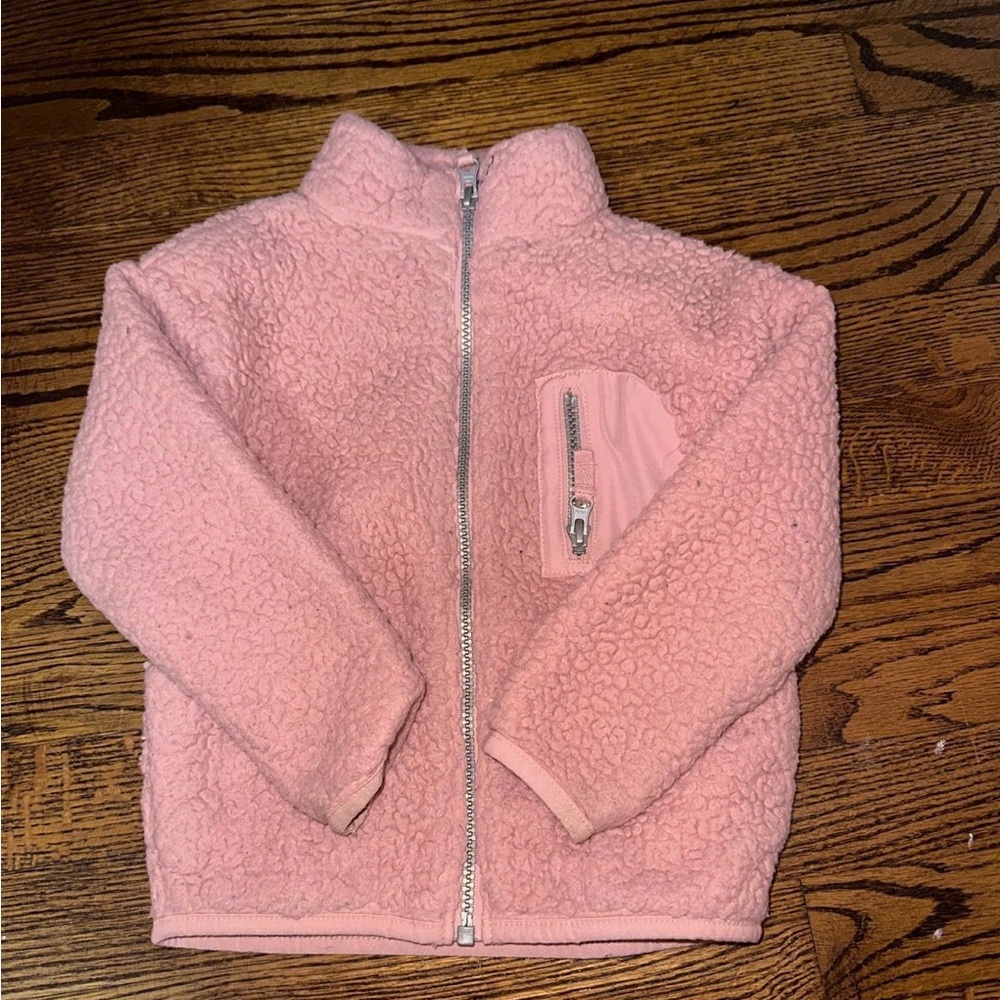 Carter's Light Pink Sherpa Fleece Zip Jacket
